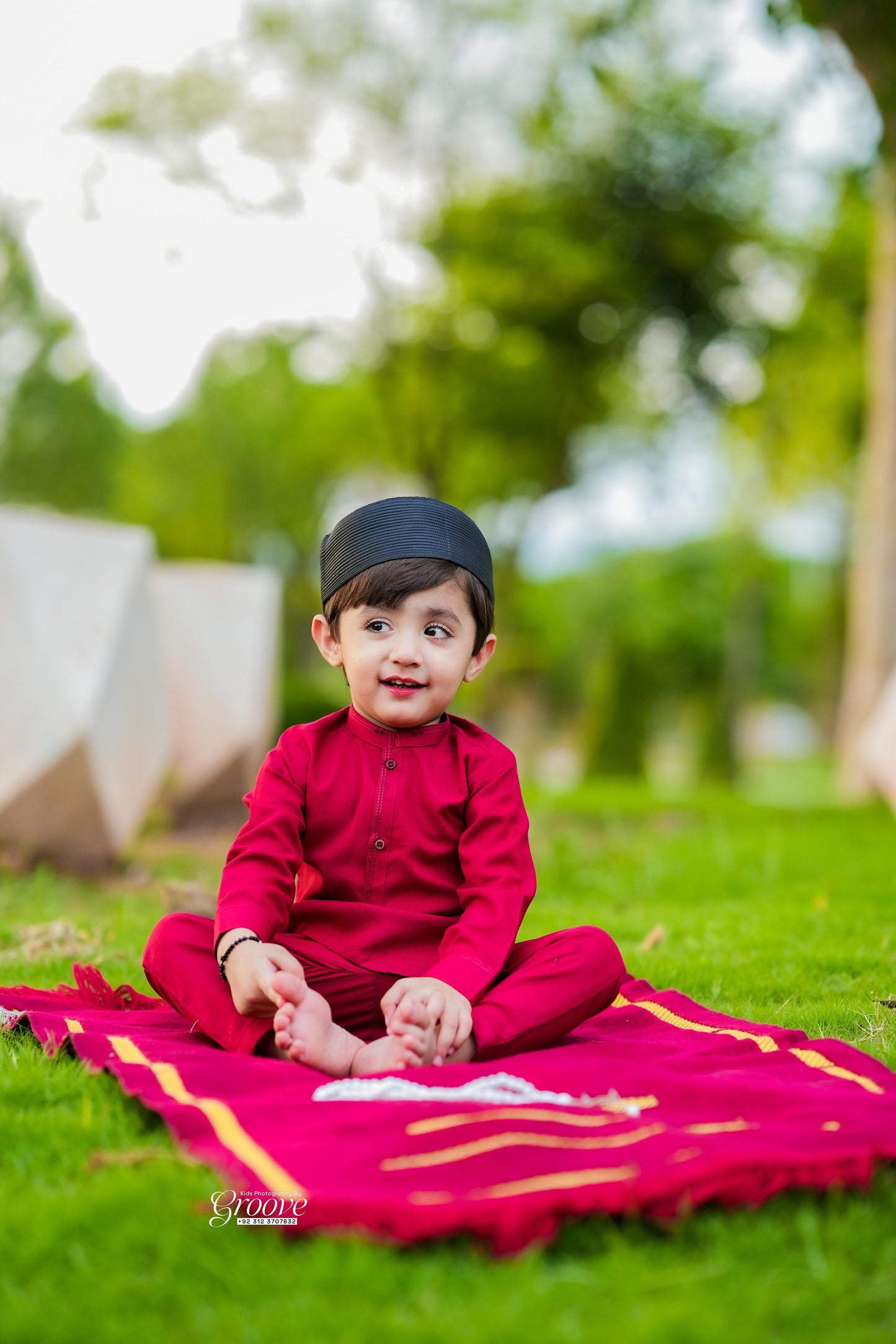 Reddish kurta pajama