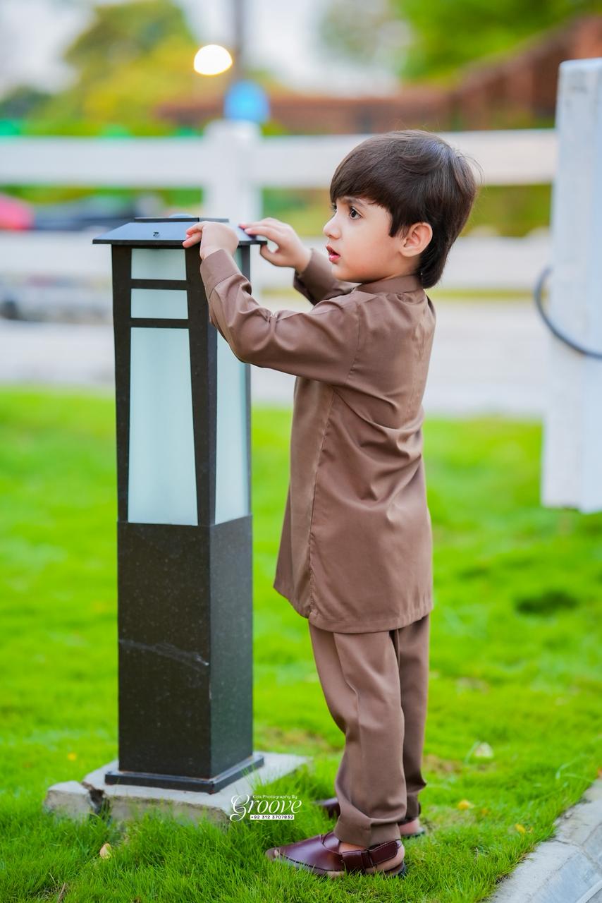 Light brown kurta pajama