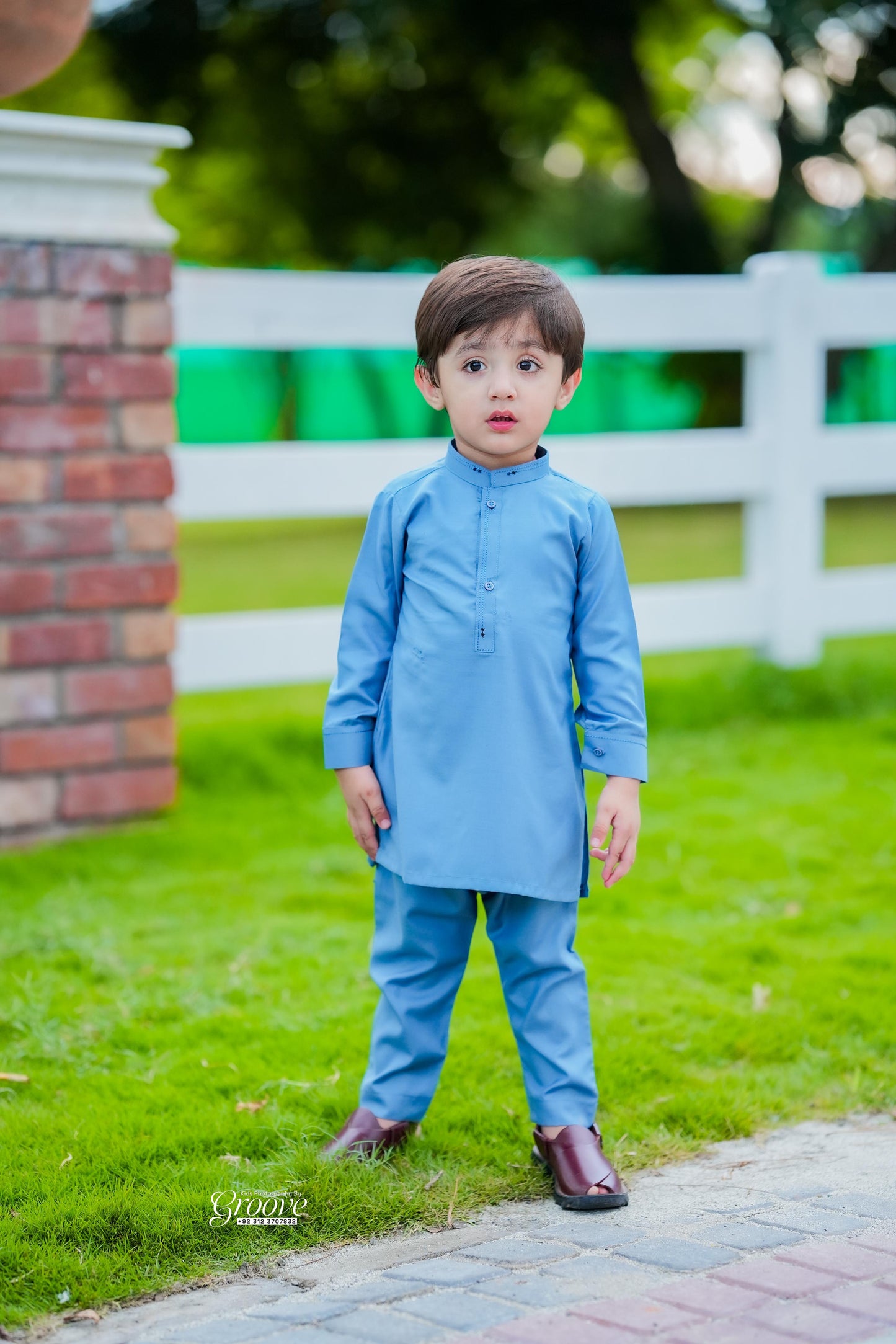 Baby blue kurta pajama