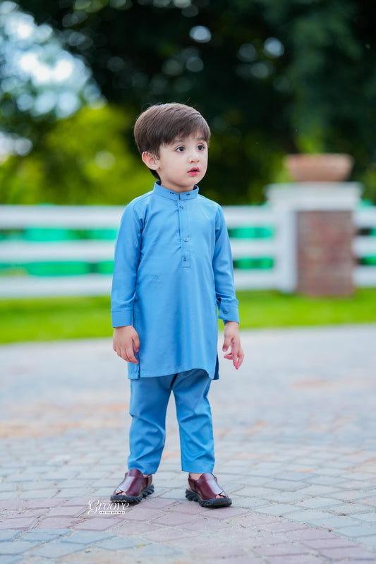 Baby blue kurta pajama