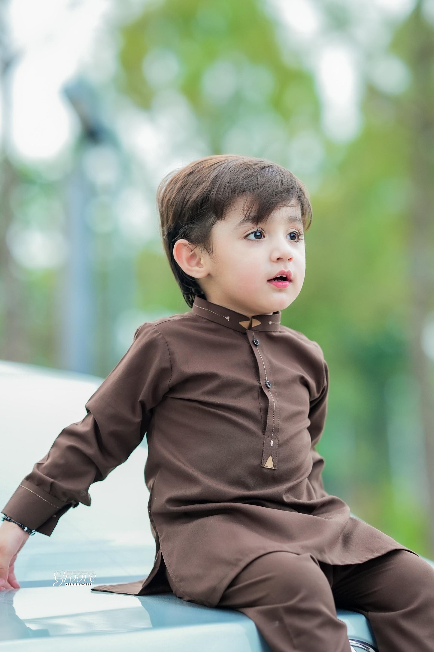 Brown kurta pajama
