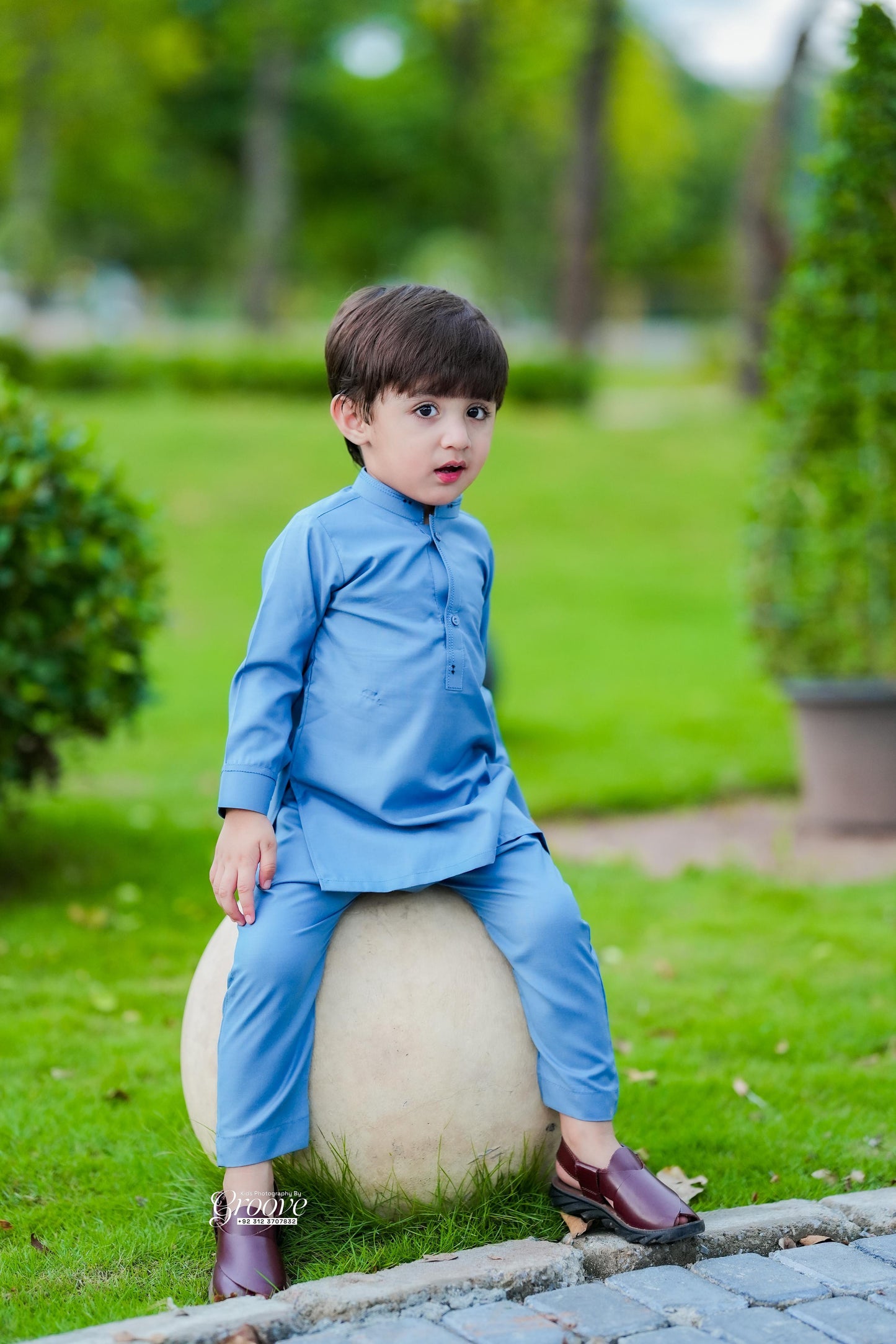 Baby blue kurta pajama