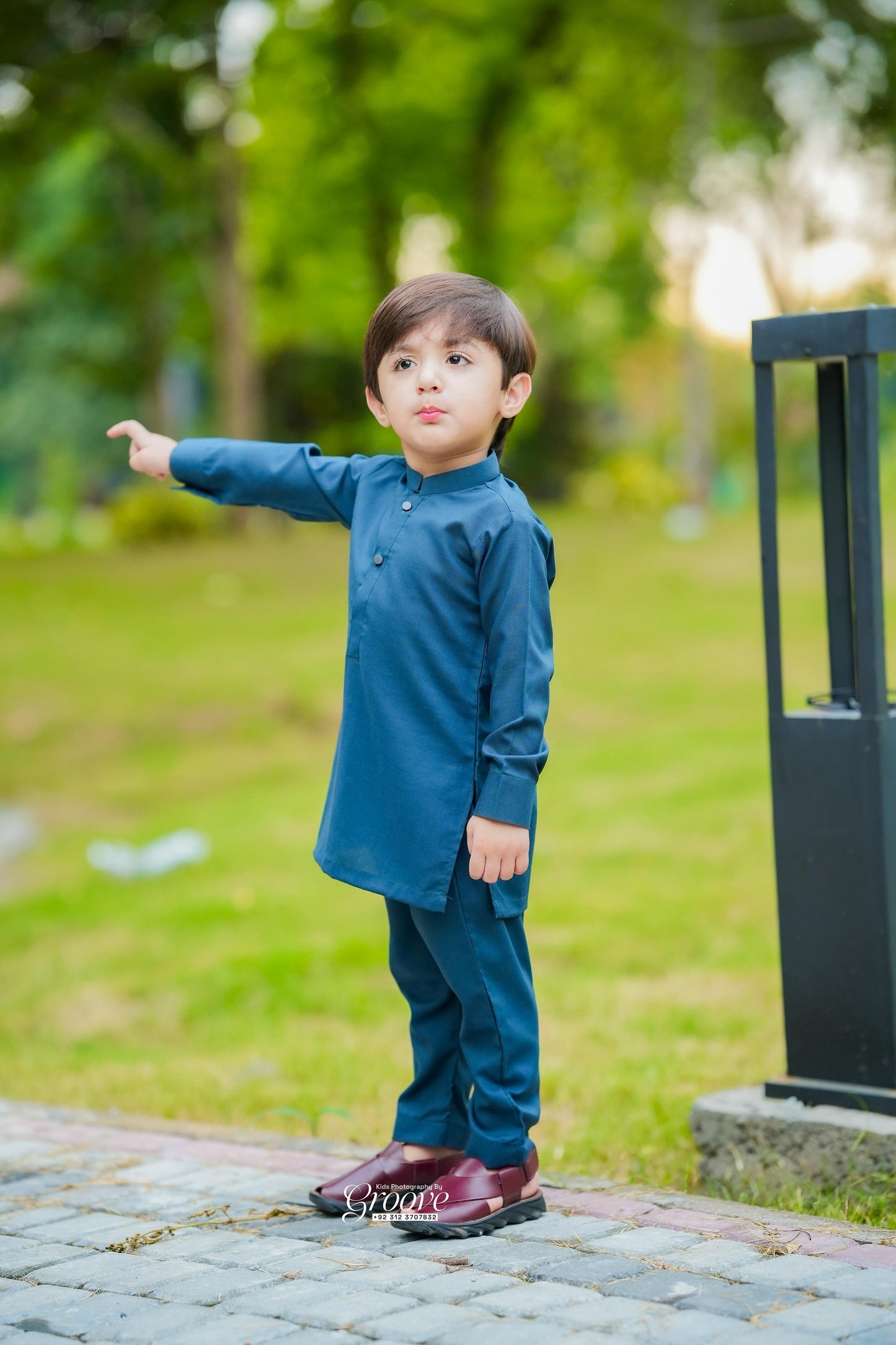 Sea green kurta pajama