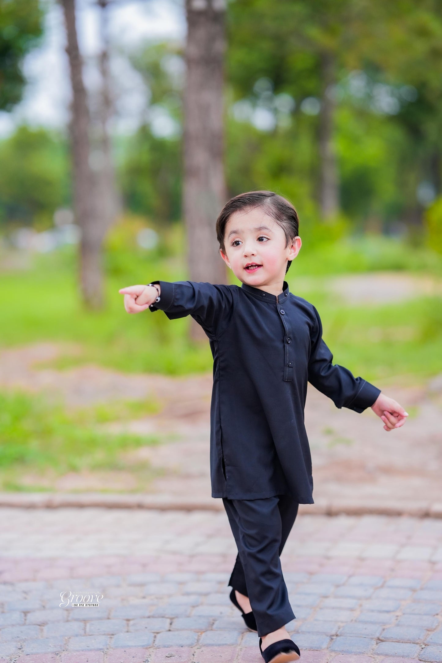 Black kurta pajama