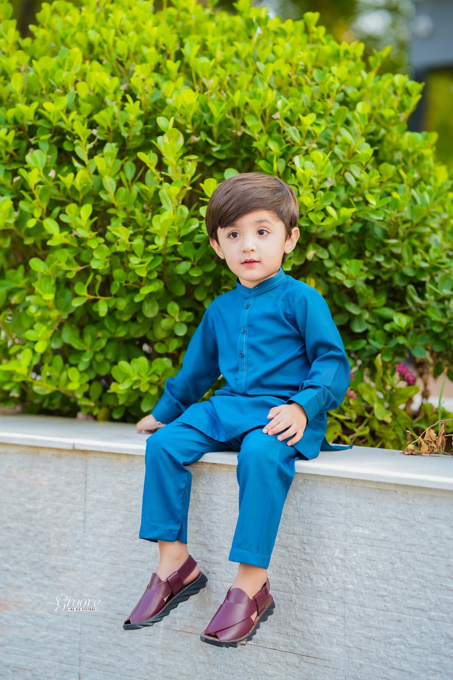 Turkish blue kurta pajama