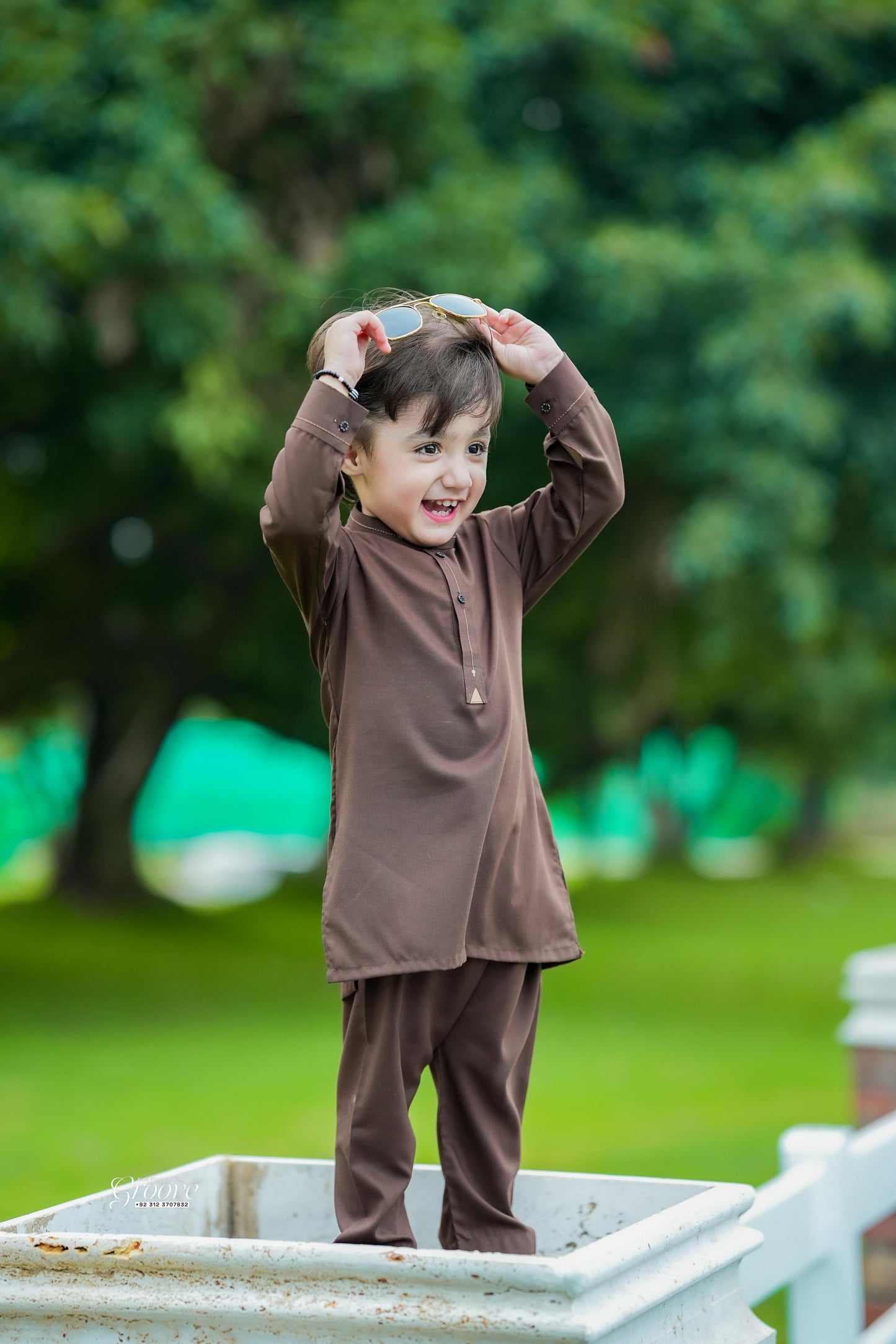 Brown kurta pajama